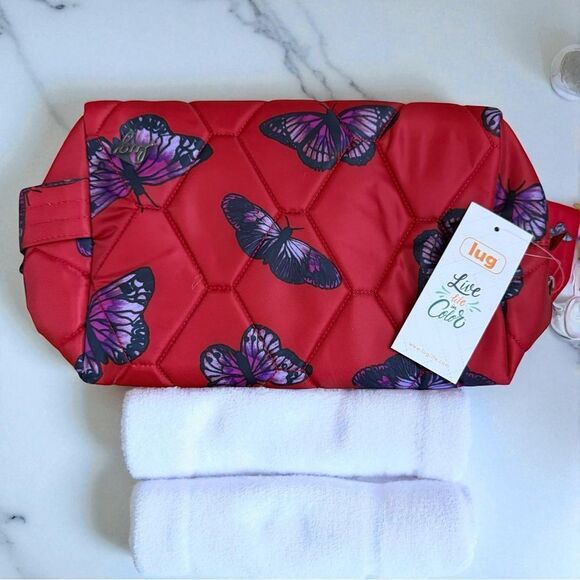 NWT Lug Bumper Cosmetic Case in Butterfly Poppy 🦋 - Picture 1 of 5